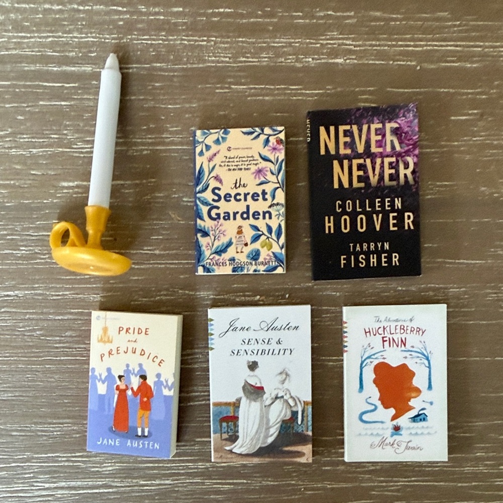 Mini Brands Books Ultra Rare & Rare with Candlestick